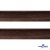 Кант атласный 074, шир. 12 мм (в упак. 65,8 м), цвет коричневый - купить в Дзержинске. Цена: 237.16 руб.