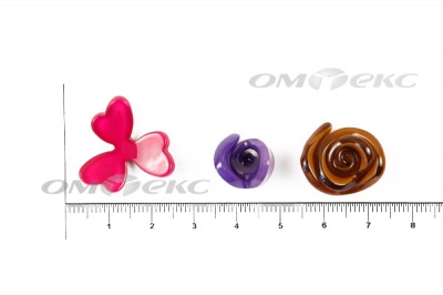 Украшение "Розы малые №1" 20мм - купить в Дзержинске. Цена: 32.49 руб.