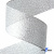 Лента металлизированная "ОмТекс", 50 мм/уп.22,8+/-0,5м, цв.- серебро - купить в Дзержинске. Цена: 149.71 руб.