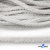 Шнур плетеный d-6 мм круглый, 70% хлопок 30% полиэстер, уп.90+/-1 м, цв.1076-белый - купить в Дзержинске. Цена: 588 руб.