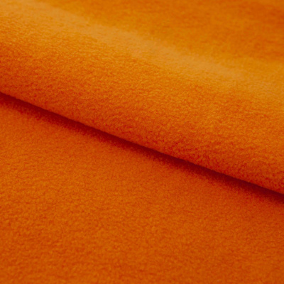 Флис DTY 16-1358, 250 г/м2, шир. 150 см, цвет оранжевый - купить в Дзержинске. Цена 640.46 руб.