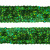 Тесьма с пайетками D4, шир. 20 мм/уп. 25+/-1 м, цвет зелёный - купить в Дзержинске. Цена: 778.19 руб.