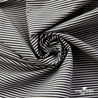 Ткань сорочечная Полоска Кенди, 115 г/м2, 58% пэ,42% хл, шир.150 см, цв.6-черный, (арт.110) - купить в Дзержинске. Цена 306.69 руб.