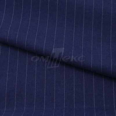 Костюмная ткань "Жаклин", 188 гр/м2, шир. 150 см, цвет тёмно-синий - купить в Дзержинске. Цена 426.49 руб.