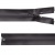 Молния водонепроницаемая PVC Т-7, 60 см, разъемная, цвет (301) т.серый - купить в Дзержинске. Цена: 49.39 руб.