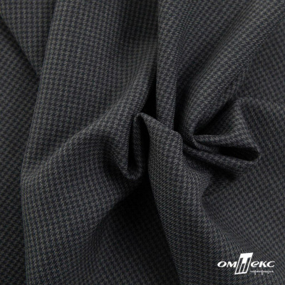 Ткань костюмная Пье-де-пуль 24013, 210 гр/м2, шир.150см, цвет т.серый - купить в Дзержинске. Цена 334.18 руб.