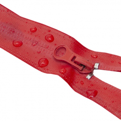 Молния водонепроницаемая PVC Т-7, 90 см, разъемная, цвет (820) красный - купить в Дзержинске. Цена: 61.81 руб.