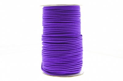 0370-1301-Шнур эластичный 3 мм, (уп.100+/-1м), цв.175- фиолет - купить в Дзержинске. Цена: 459.62 руб.