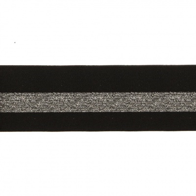 #2/6-Лента эластичная вязаная с рисунком шир.52 мм (45,7+/-0,5 м/бобина) - купить в Дзержинске. Цена: 69.33 руб.