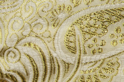 Ткань костюмная жаккард №5, 140 гр/м2, шир.150см, цвет золото - купить в Дзержинске. Цена 383.29 руб.