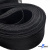 Регилиновая лента мягкая, пластик, шир.40мм, (уп.22+/-0,5м), цв.- черный - купить в Дзержинске. Цена: 294 руб.