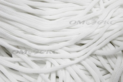 Шнур Т-02 (4с2) мелкое плетение 4мм 100 м белый - купить в Дзержинске. Цена: 2.50 руб.
