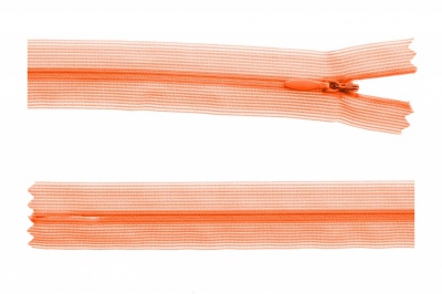 Молния потайная Т3 849, 50 см, капрон, цвет оранжевый - купить в Дзержинске. Цена: 8.96 руб.