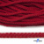 Шнур плетеный d-6 мм, круглый 70% хлопок 30% полиэстер, уп.90+/-1 м, цв.1064-красный - купить в Дзержинске. Цена: 588 руб.