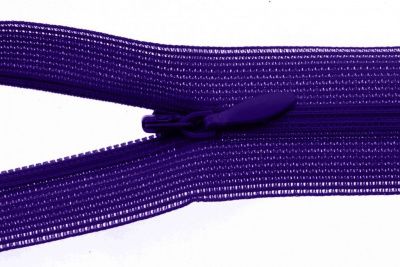 Молния потайная Т3 866, 50 см, капрон, цвет фиолетовый - купить в Дзержинске. Цена: 8.62 руб.