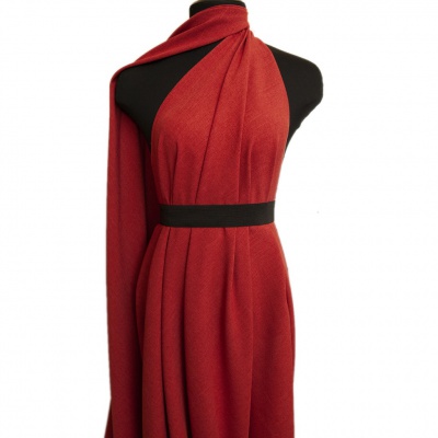 Ткань костюмная габардин "Меланж" 6121А, 172 гр/м2, шир.150см, цвет терракот - купить в Дзержинске. Цена 296.19 руб.