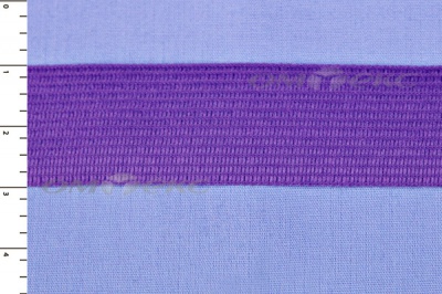 Окантовочная тесьма №0225, шир. 22 мм (в упак. 100 м), цвет фиолет - купить в Дзержинске. Цена: 271.60 руб.