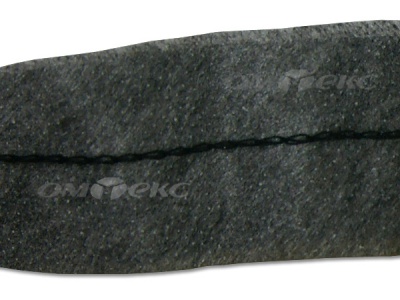 WS7225-прокладочная лента усиленная швом для подгиба 30мм-графит (50м) - купить в Дзержинске. Цена: 16.97 руб.