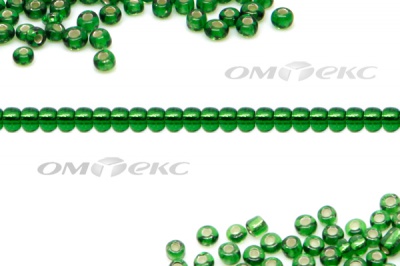 Бисер (SL) 11/0 ( упак.100 гр) цв.27В - зелёный - купить в Дзержинске. Цена: 53.34 руб.