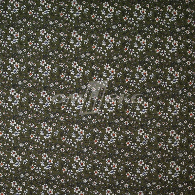 Плательная ткань "Фламенко" 11.2, 80 гр/м2, шир.150 см, принт растительный - купить в Дзержинске. Цена 259.21 руб.