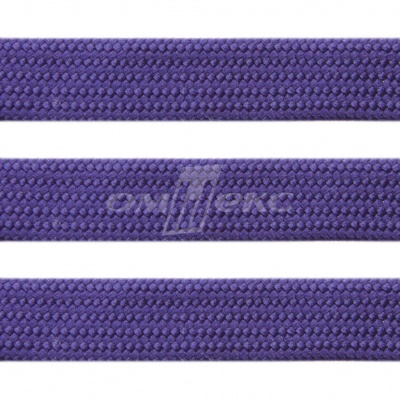Шнур 15мм плоский (100+/-1м) №10 фиолетовый - купить в Дзержинске. Цена: 10.21 руб.