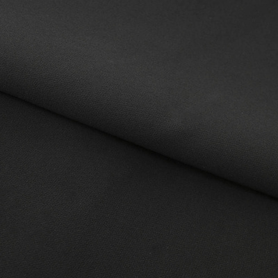 Костюмная ткань "Элис", 200 гр/м2, шир.150см, цвет чёрный - купить в Дзержинске. Цена 306.20 руб.