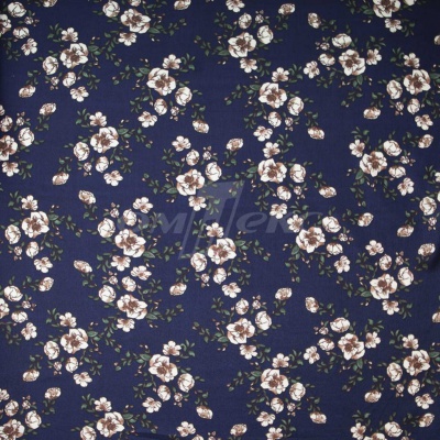 Плательная ткань "Фламенко" 3.2, 80 гр/м2, шир.150 см, принт растительный - купить в Дзержинске. Цена 239.03 руб.