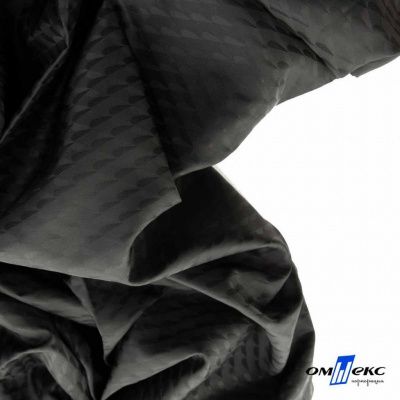 Ткань подкладочная Жаккард PV2416932, 93г/м2, 145 см,черный - купить в Дзержинске. Цена 241.46 руб.