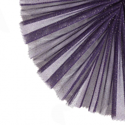 Сетка Глиттер, 24 г/м2, шир.145 см., пурпурный - купить в Дзержинске. Цена 117.24 руб.