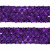 Тесьма с пайетками 12, шир. 35 мм/уп. 25+/-1 м, цвет фиолет - купить в Дзержинске. Цена: 1 308.30 руб.