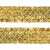 Тесьма с пайетками D16, шир. 35 мм/уп. 25+/-1 м, цвет золото - купить в Дзержинске. Цена: 1 281.60 руб.