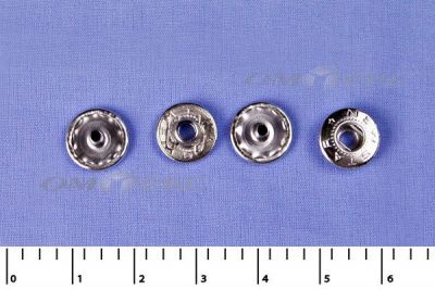 Кнопки металл Ф-12,5 (1440 +/-20 шт) "альфа" никель с рисунком - купить в Дзержинске. Цена: 2 853.69 руб.