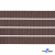 Репсовая лента 005, шир. 6 мм/уп. 50+/-1 м, цвет коричневый - купить в Дзержинске. Цена: 88.45 руб.