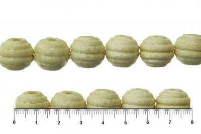 0309-Бусины деревянные "ОмТекс", 16 мм, упак.50+/-3шт, цв.035-белый - купить в Дзержинске. Цена: 62.22 руб.