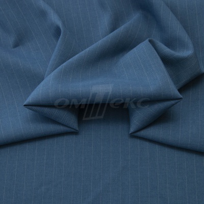 Костюмная ткань "Жаклин", 188 гр/м2, шир. 150 см, цвет серо-голубой - купить в Дзержинске. Цена 430.84 руб.