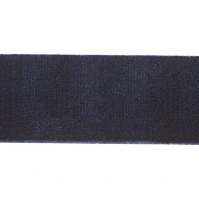 Лента бархатная нейлон, шир.25 мм, (упак. 45,7м), цв.180-т.синий - купить в Дзержинске. Цена: 800.84 руб.