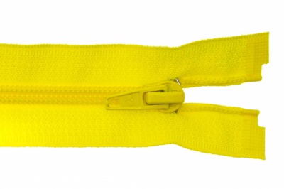 Спиральная молния Т5 131, 90 см, автомат, цвет жёлтый - купить в Дзержинске. Цена: 14.20 руб.