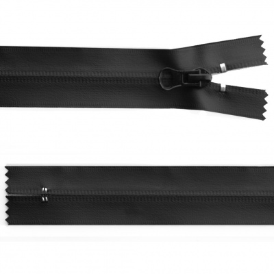 Молния водонепроницаемая PVC Т-7, 18 см, неразъемная, цвет чёрный - купить в Дзержинске. Цена: 21.20 руб.