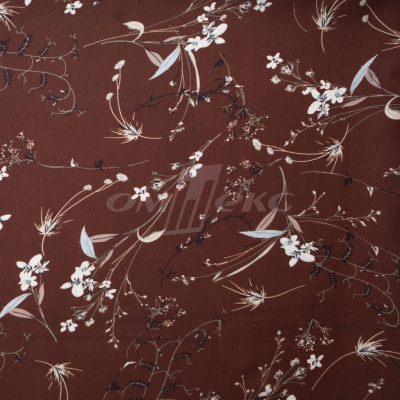 Плательная ткань "Фламенко" 2.2, 80 гр/м2, шир.150 см, принт растительный - купить в Дзержинске. Цена 239.03 руб.