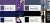 Костюмная ткань "Элис" 18-3921, 200 гр/м2, шир.150см, цвет голубика - купить в Дзержинске. Цена 306.20 руб.