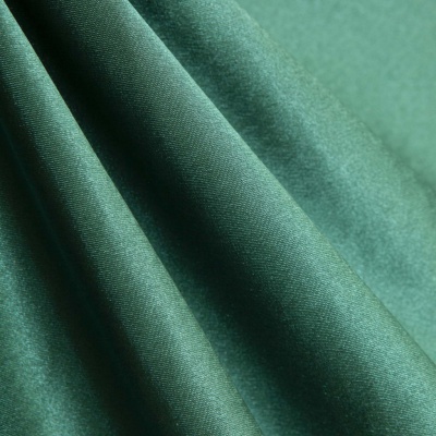 Поли креп-сатин 19-5420, 125 (+/-5) гр/м2, шир.150см, цвет зелёный - купить в Дзержинске. Цена 155.57 руб.