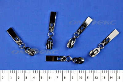 Слайдер декоративный, металлический №1/спираль Т7/никель - купить в Дзержинске. Цена: 6.29 руб.