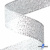 Лента металлизированная "ОмТекс", 25 мм/уп.22,8+/-0,5м, цв.- серебро - купить в Дзержинске. Цена: 96.64 руб.