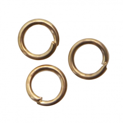 Кольцо  соединительное для бижутерии 4 мм, цв.-золото - купить в Дзержинске. Цена: 0.41 руб.