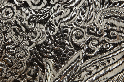 Ткань костюмная жаккард №11, 140 гр/м2, шир.150см, цвет тем.серебро - купить в Дзержинске. Цена 383.29 руб.