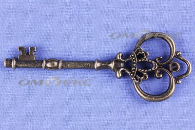 Декоративный элемент для творчества из металла "Ключ"8,5 см  - купить в Дзержинске. Цена: 26.66 руб.