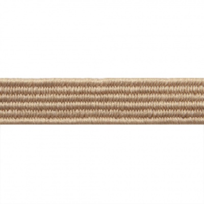 Резиновые нити с текстильным покрытием, шир. 6 мм ( упак.30 м/уп), цв.- 97-бежевый - купить в Дзержинске. Цена: 152.05 руб.