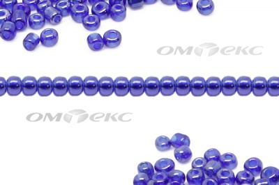 Бисер (TL) 11/0 ( упак.100 гр) цв.108 - синий - купить в Дзержинске. Цена: 44.80 руб.