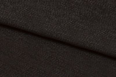 Ткань джинсовая №96, 160 гр/м2, шир.148см, цвет чёрный - купить в Дзержинске. Цена 350.42 руб.