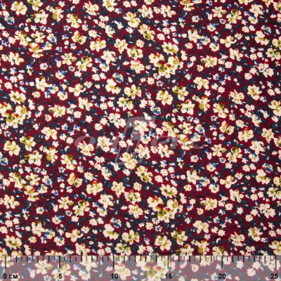Плательная ткань "Софи" 5.1, 75 гр/м2, шир.150 см, принт растительный - купить в Дзержинске. Цена 243.96 руб.